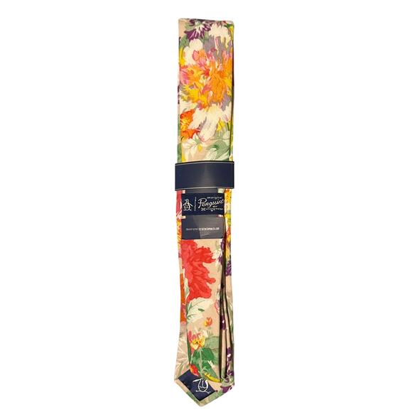 Penguin Floral Tie NWT - Picture 2 of 4